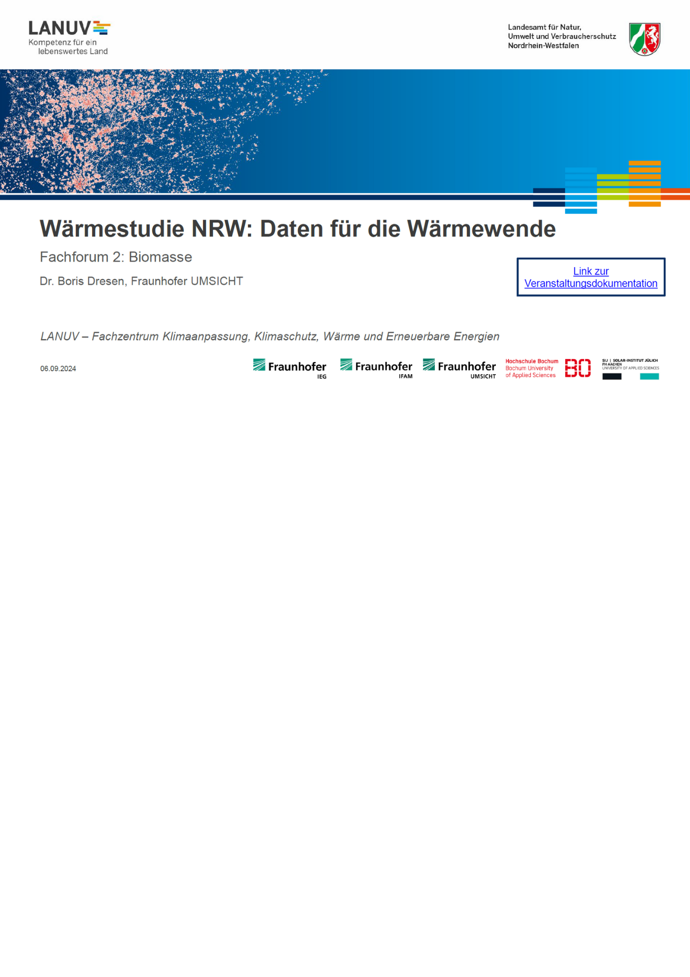 Titelbild Präsentation Biomasse